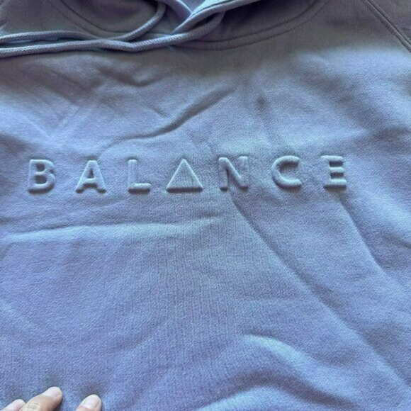 Balance men’s size XL embossed oversized hoodie the maker hood in nitrogen blue - Picture 4 of 7